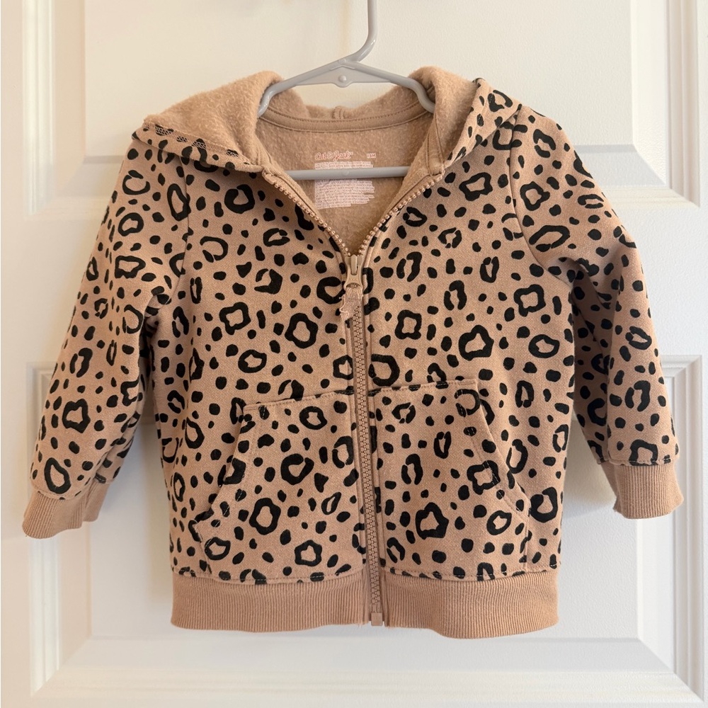 Cat & Jack Leopard Fleece Hoodie